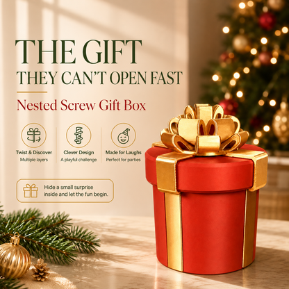 🔥Last Day 74% OFF🎄 - Annoying Nested Screw Gift Box