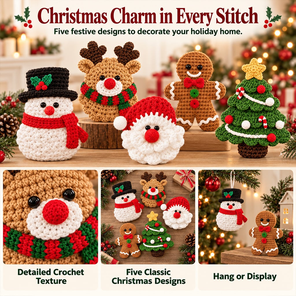 Handmade Crochet Christmas Ornaments The Best Christmas Gift