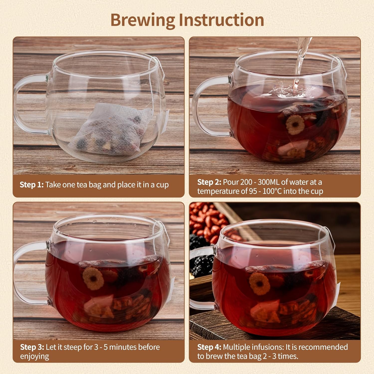 Ginseng Six Treasure Tea detail