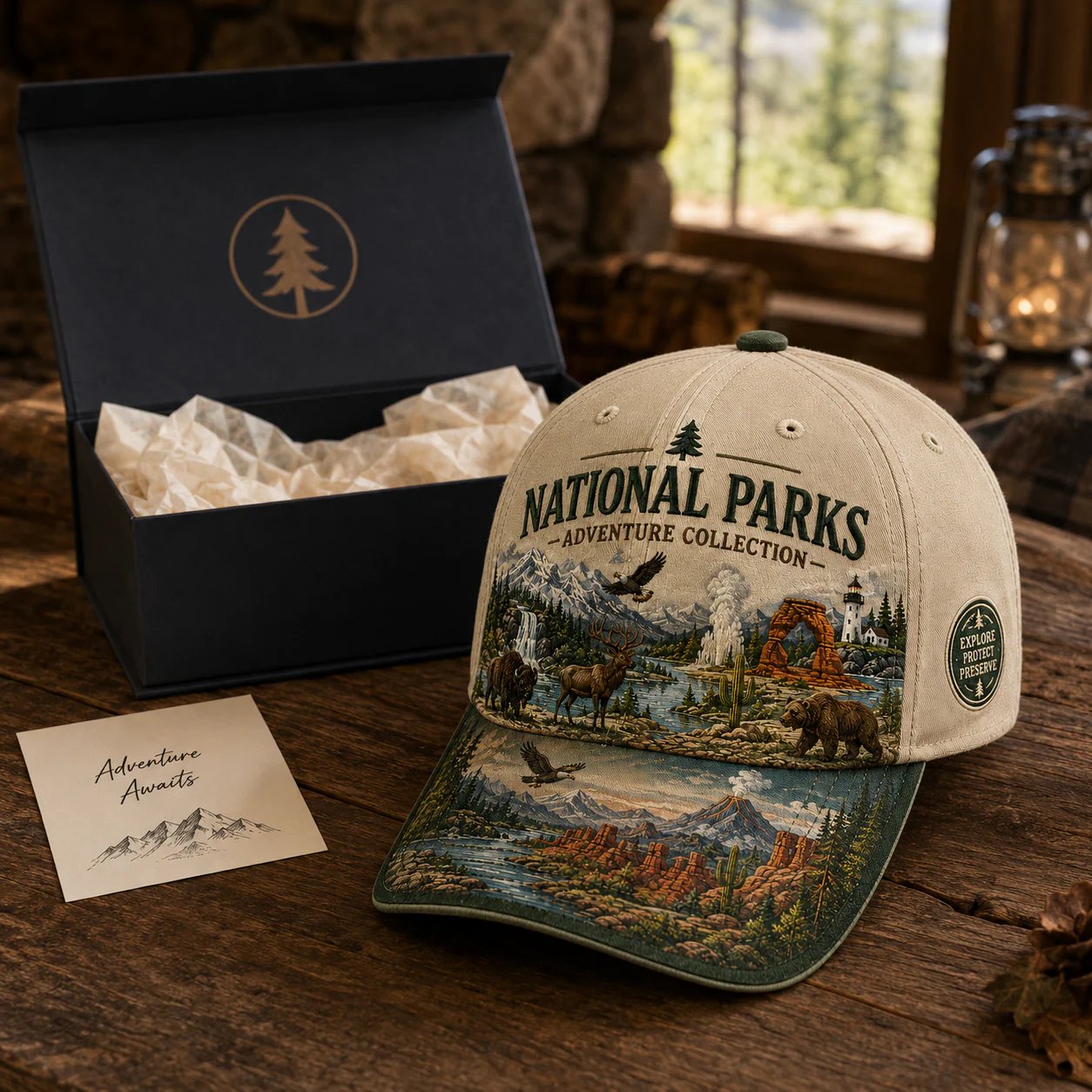 National Park Adventure Cap detail