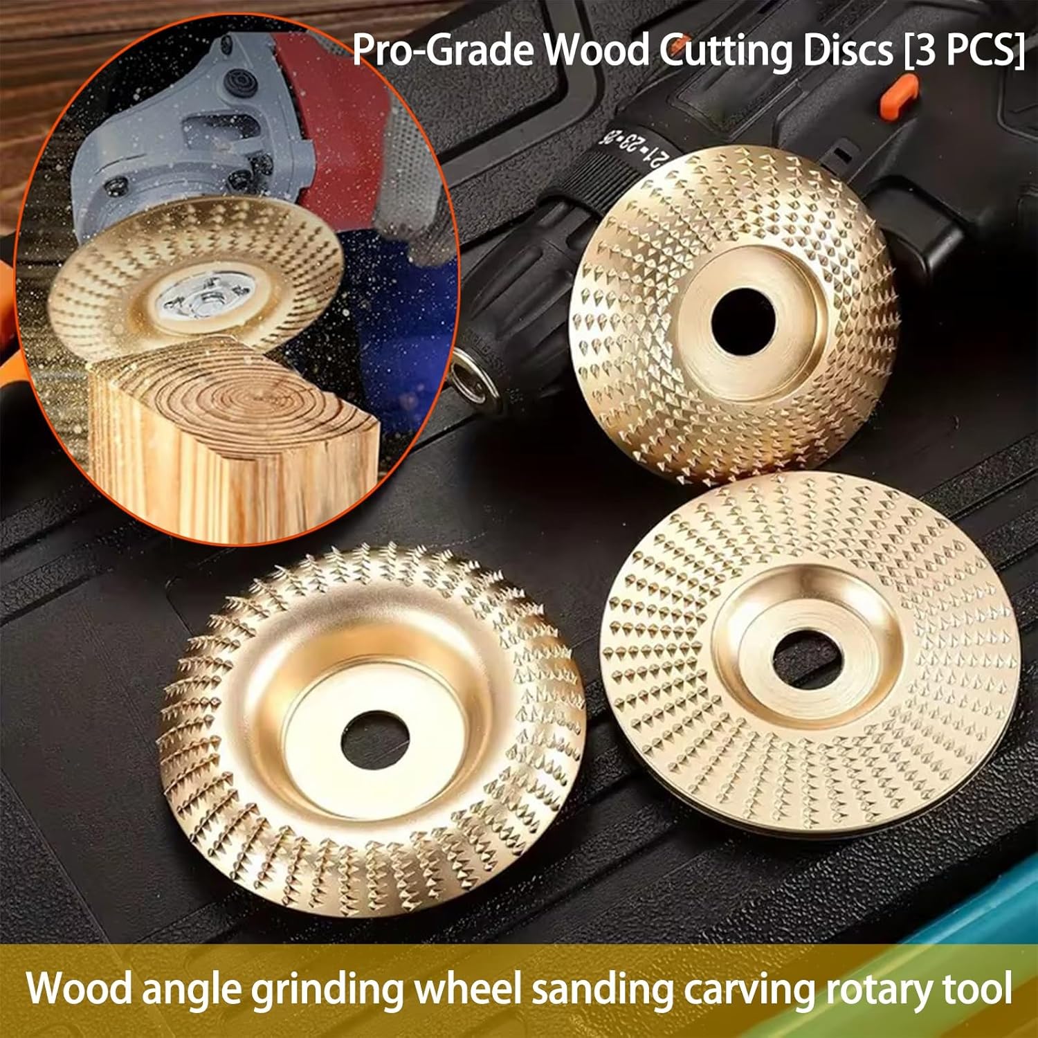 Wood Carving Disc Set