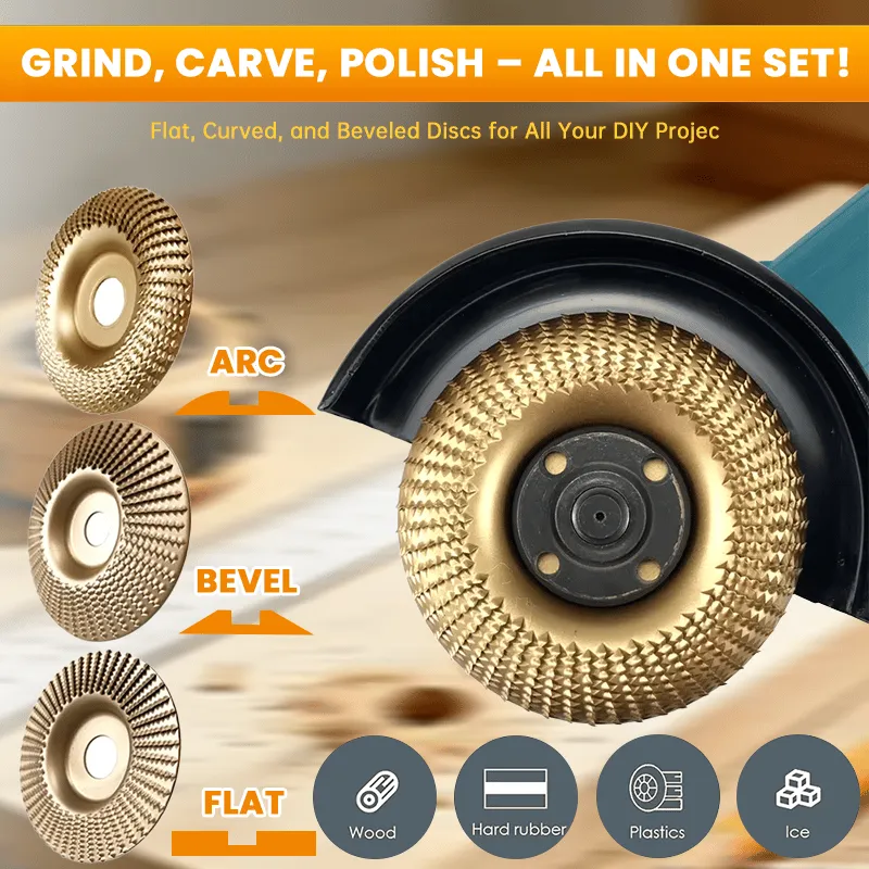 Wood Carving Disc Set detail