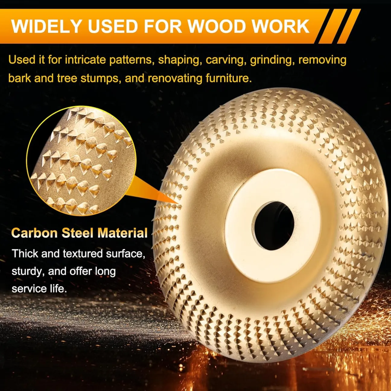 Wood Carving Disc Set detail