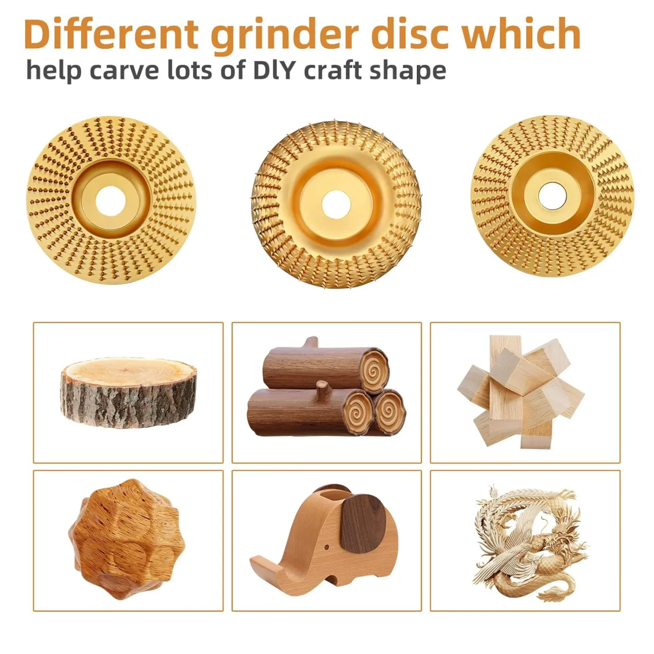 Wood Carving Disc Set detail